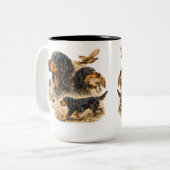 Gordon Setter Tweekleurige Koffiemok (Voorkant links)