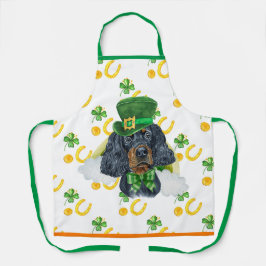 Gordon Setter Vakantie Decoratie St. Patrick's Day Schort