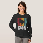 Gordon Setter Vintage  1 T-shirt (Voorkant volledig)