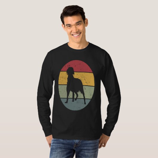 Gordon Setter Vintage T-shirt (Voorkant volledig)