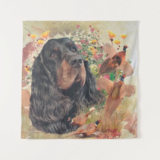 Gordon Setter Wandkleed (Voorkant)