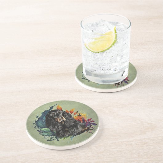 Gordon Setter Zandsteen Onderzetter (Zijkant)