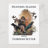 Gordon setters, Art Briefkaart (Voorkant)