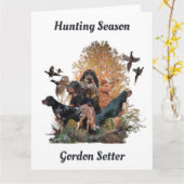 Gordon setters, Art Kaart (Gele Bloem)