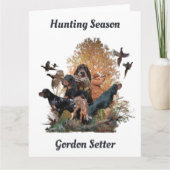 Gordon setters, Art Kaart (Voorkant)