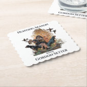 Gordon setters, Art Kartonnen Onderzetters (Gebogen)