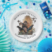 Gordon setters, Art Papieren Bordje (Feest)