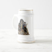 Gordon Setters, Passie voor vogels, Kunst Bierpul (Voorkant links)