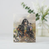 Gordon Setters, Passie voor vogels, Kunst Briefkaart (Staand voorkant)