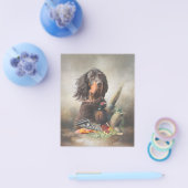 Gordon Setters, Passie voor vogels, Kunst Flyer (Enkel)