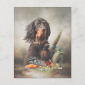 Gordon Setters, Passie voor vogels, Kunst Flyer (Voorkant)