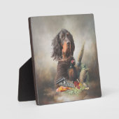 Gordon Setters, Passie voor vogels, Kunst Fotoplaat (Voorkant)