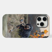 Gordon Setters, Passie voor vogels, Kunst iPhone Hoesje (Achterkant horizontaal)
