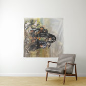 Gordon Setters, Passie voor vogels, Kunst Wandkleed (In Situ (horizontaal))