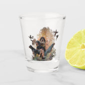 Gordon Setters Shot Glas (Voorkant)