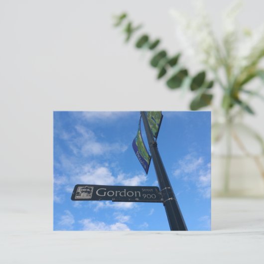 Gordon Street Briefkaart (Staand voorkant)