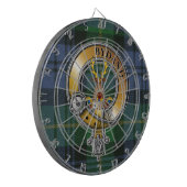 Gordon Tartan & Badge Dartbord (Voorkant Links)
