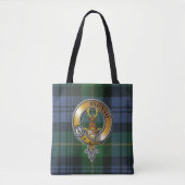 Gordon Tartan & Badge Tote Bag (Voorkant)