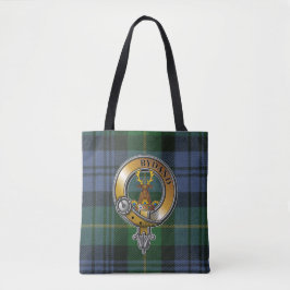Gordon Tartan & Badge Tote Bag
