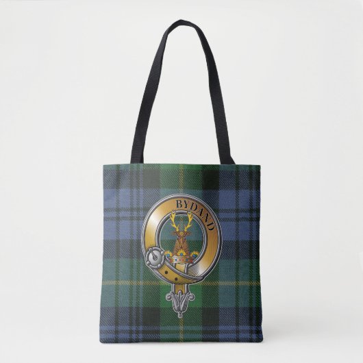Gordon Tartan & Badge Tote Bag (Voorkant)