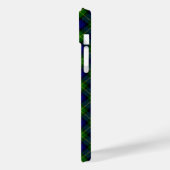 Gordon tartan blauwe groene vleid Case-Mate iPhone case (Achterkant / Links)
