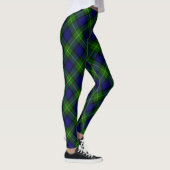 Gordon tartan blauwe groene vleid leggings (Rechts)