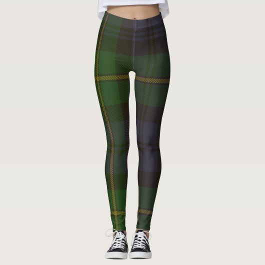 Gordon Tartan Clan Pset Leggings (Voorkant)