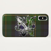 Gordon Tartan Lion Case-Mate iPhone Case (Achterkant (horizontaal))
