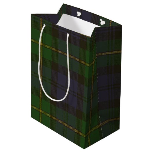 Gordon Tartan Medium Cadeauzakje (Achterkant Gekanteld)