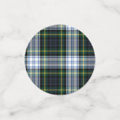 Gordon Tartan Plaid Huwelijk Confetti (Kleine voorkant)