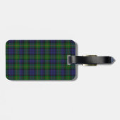 Gordon Tartan Pset Bagagelabel (Achterkant horizontaal)