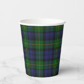 Gordon Tartan Pset Paper Cups Papieren Bekers (Achterkant)