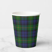 Gordon Tartan Pset Paper Cups Papieren Bekers (Voorkant)