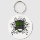 Gordon Tartan Shield Sleutelhanger (Voorkant)