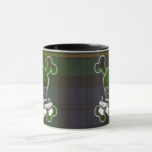 Gordon Tartan Skull Mok (Midden)