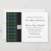 Gordon Tartan Wedding Uitnodiging (Voorkant)