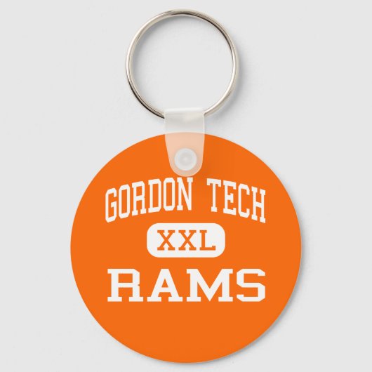 Gordon Tech - Rams - High - Chicago Illinois Sleutelhanger (Voorkant)
