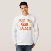 Gordon Tech - Rams - High - Chicago Illinois T-shirt (Voorkant volledig)