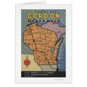 Gordon, Wisconsin - Large Letter Scenes