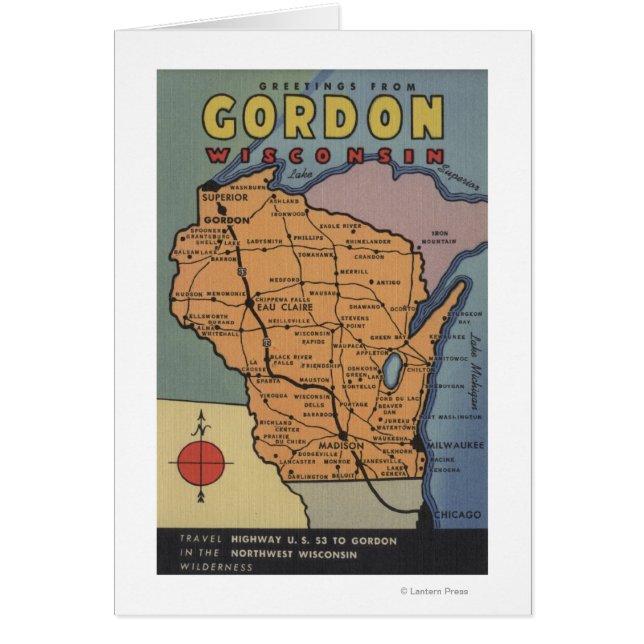 Gordon, Wisconsin - Large Letter Scenes (Voorkant)