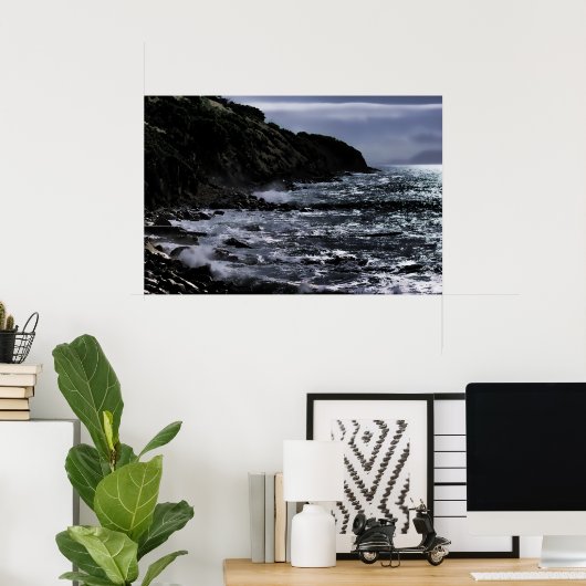 Gordon's Bay in de Cape Poster (Thuiskantoor)