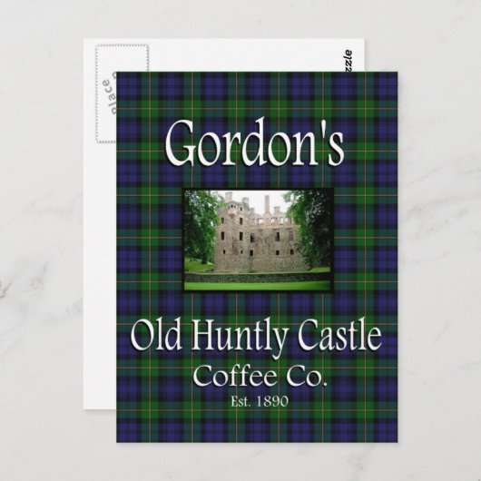 Gordon's Old Hunly Castle Coffee Co. Briefkaart (Voorkant / Achterkant)