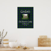 Gordon's Old Hunly Castle Coffee Co. Poster (Keuken)