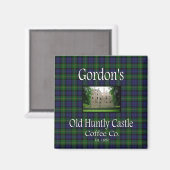Gordon's Old Huntly Castle Coffee Co. Magnet (Voorkant / Achterkant)