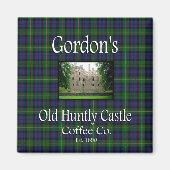Gordon's Old Huntly Castle Coffee Co. Magnet (Voorkant)