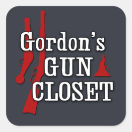 Gordon's Pistool Closet sticker