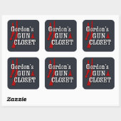 Gordon's Pistool Closet sticker (Vel)