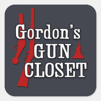 Gordon's Pistool Closet sticker