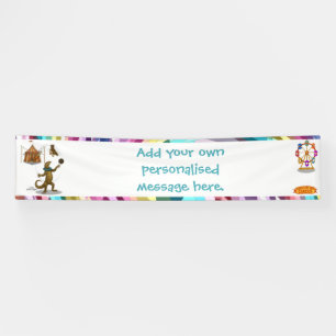 Gordy, goanna-jongleur spandoek