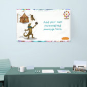 Gordy, goanna-jongleur spandoek (Beurs)